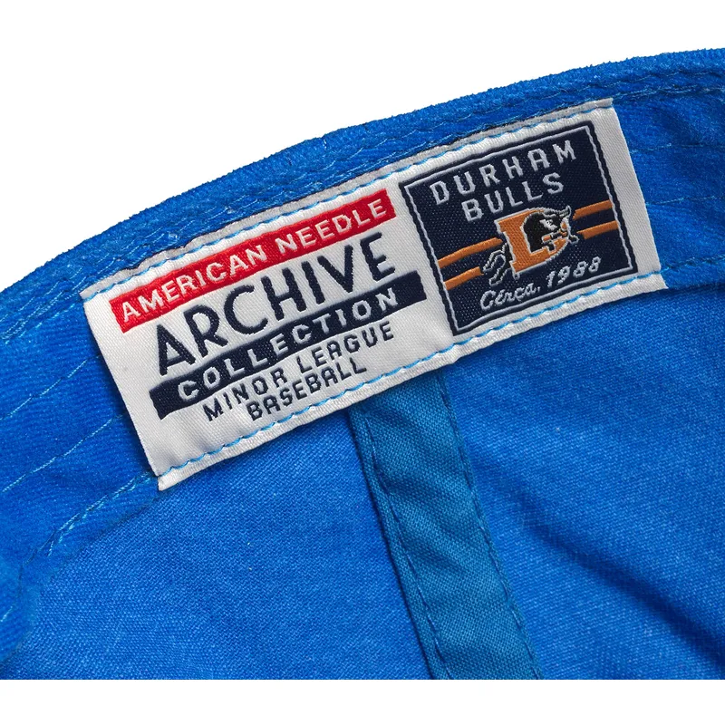american-needle-curved-brim-archive-durham-bulls-milb-blue-adjustable-cap