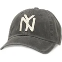 casquette-courbee-noire-ajustable-archive-new-york-black-yankees-mlb-american-needle
