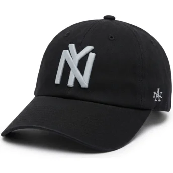 Gebogene schwarze verstellbare Kappe Ballpark der New York Black Yankees MLB von American Needle
