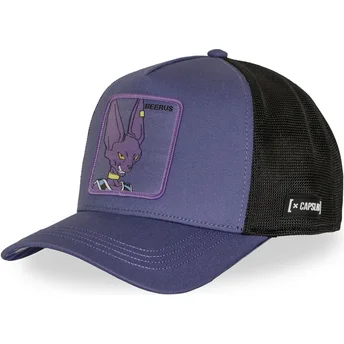Gorra trucker violeta Beerus DBS8 BEEB Dragon Ball de Capslab