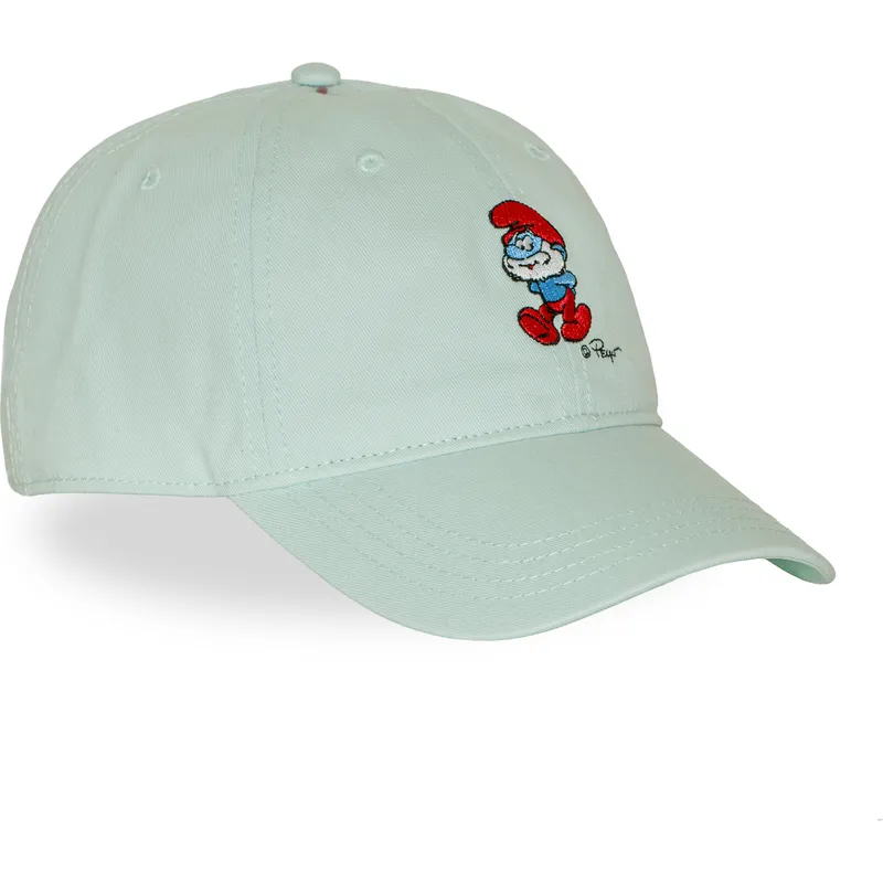 gorra-curva-verde-ajustable-papa-pitufo-smu2-papb-los-pitufos-de-capslab