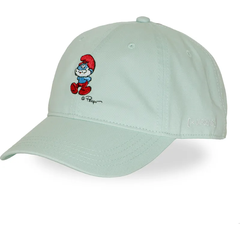 gorra-curva-verde-ajustable-papa-pitufo-smu2-papb-los-pitufos-de-capslab