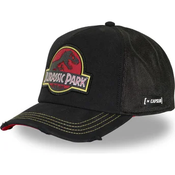 Casquette trucker noire JUR1 LOGB Jurassic Park Capslab