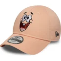 casquette-courbee-rose-ajustable-pour-enfant-9forty-face-patrick-etoile-mer-bob-l-eponge-new-era