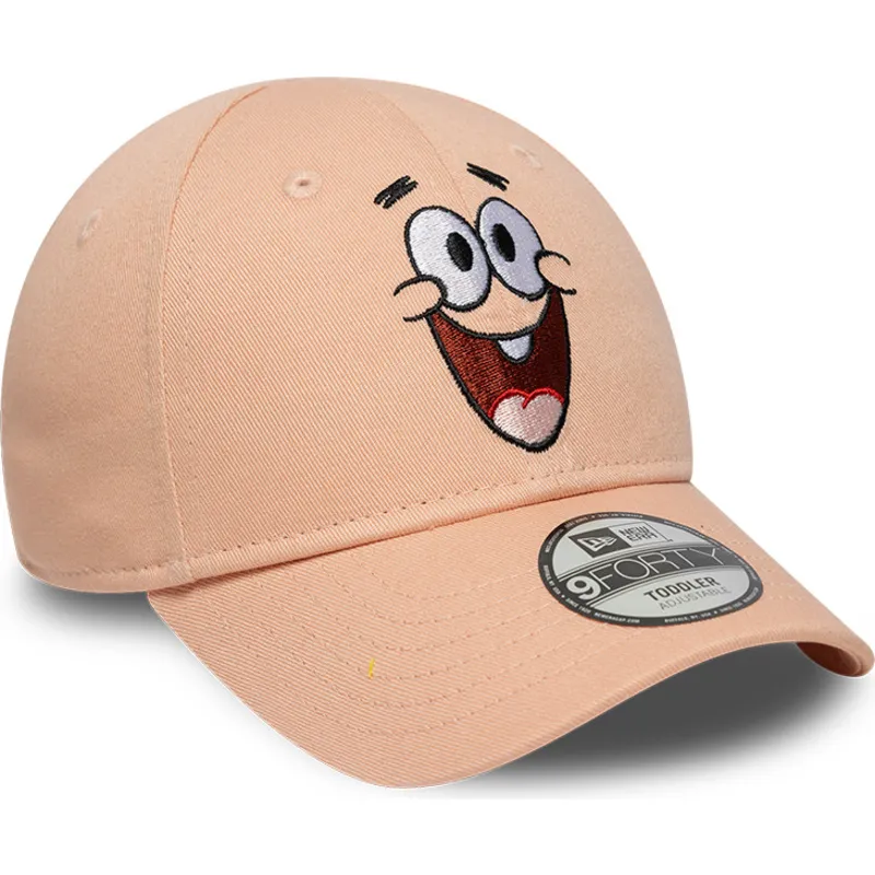 shapka-izvita-roza-reguliruem-za-deca-9forty-face-na-spongebob-i-patrick-star-ot-new-era