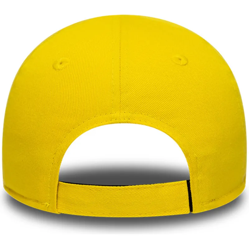 gul-justerbar-buet-kasket-til-born-9forty-face-bob-svamp-fra-new-era