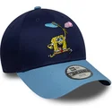 gorra-curva-azul-snapback-para-nino-9forty-de-bob-esponja-de-new-era