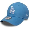shapka-izvita-sinya-reguliruem-za-deca-9forty-essential-na-los-angeles-dodgers-mlb-ot-new-era
