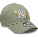 new-era-curved-brim-youth-9forty-summer-icon-new-york-yankees-mlb-green-adjustable-cap