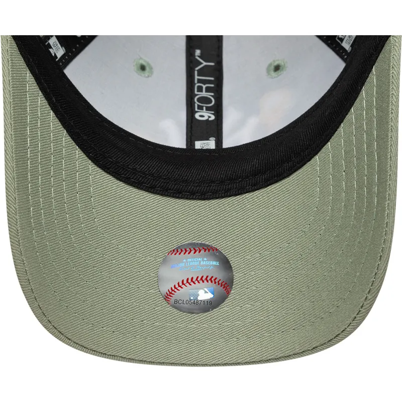 shapka-izvita-zelena-reguliruem-za-deca-9forty-summer-icon-na-new-york-yankees-mlb-ot-new-era