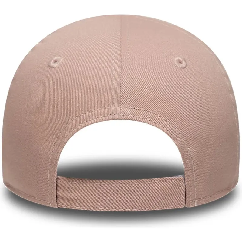 justerbar-lyserod-buet-kasket-til-born-9forty-summer-icon-fra-new-york-yankees-mlb-fra-new-era