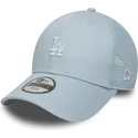 justerbar-bla-trucker-kasket-til-dreng-9forty-homefield-fra-los-angeles-dodgers-mlb-fra-new-era