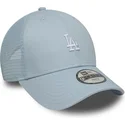 blaue-verstellbare-trucker-kappe-fur-kinder-9forty-homefield-der-los-angeles-dodgers-mlb-von-new-era