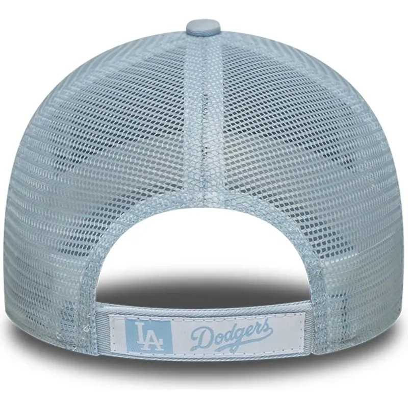 justerbar-bla-trucker-kasket-til-dreng-9forty-homefield-fra-los-angeles-dodgers-mlb-fra-new-era