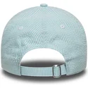 blaue-verstellbare-curved-cap-9twenty-seersucker-der-los-angeles-dodgers-mlb-von-new-era