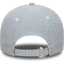shapka-izvita-tmnosin-reguliruem-9twenty-seersucker-na-new-york-yankees-mlb-ot-new-era