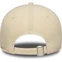 shapka-izvita-bezhov-reguliruem-9forty-mini-cord-na-new-york-yankees-mlb-ot-new-era