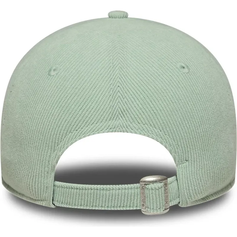shapka-izvita-zelena-reguliruema-9forty-mini-cord-na-new-york-yankees-mlb-ot-new-era