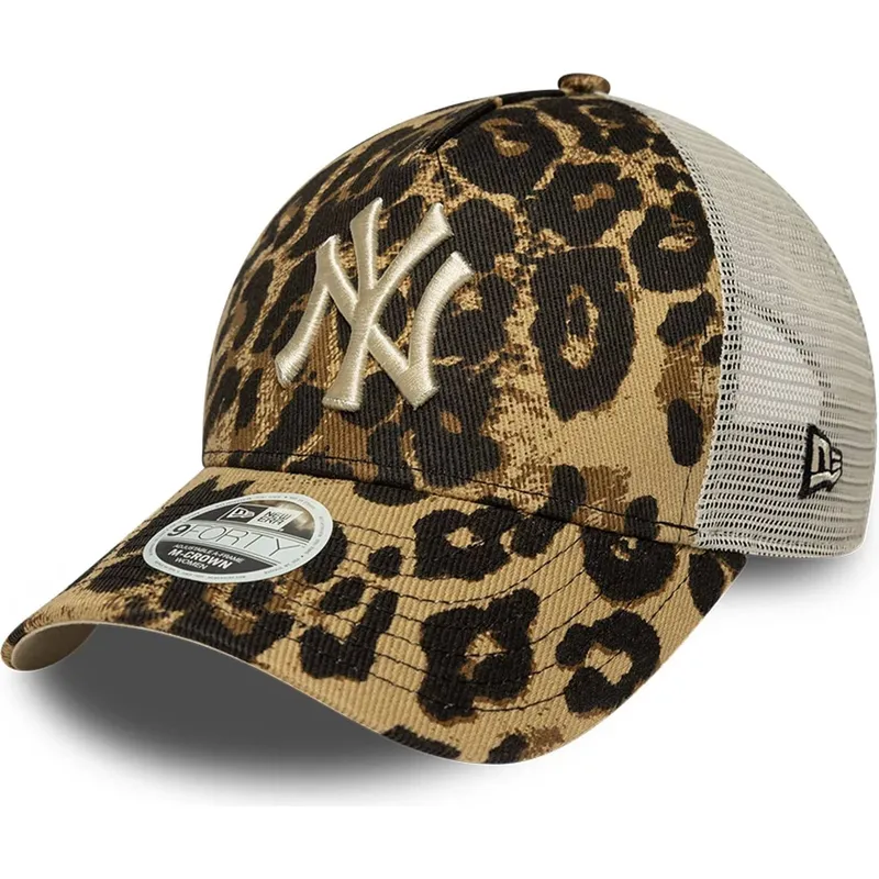 shapka-izvita-leopard-snapbek-9forty-m-crown-a-frame-leopard-na-new-york-yankees-mlb-ot-new-era