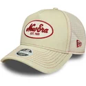 casquette-trucker-beige-pour-femme-9forty-m-crown-a-frame-new-era