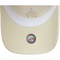 shapka-izvita-bezhov-reguliruem-9twenty-midi-linen-na-new-york-yankees-mlb-ot-new-era