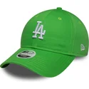 shapka-izvita-zelena-reguliruem-9twenty-league-essential-midi-na-los-angeles-dodgers-mlb-ot-new-era