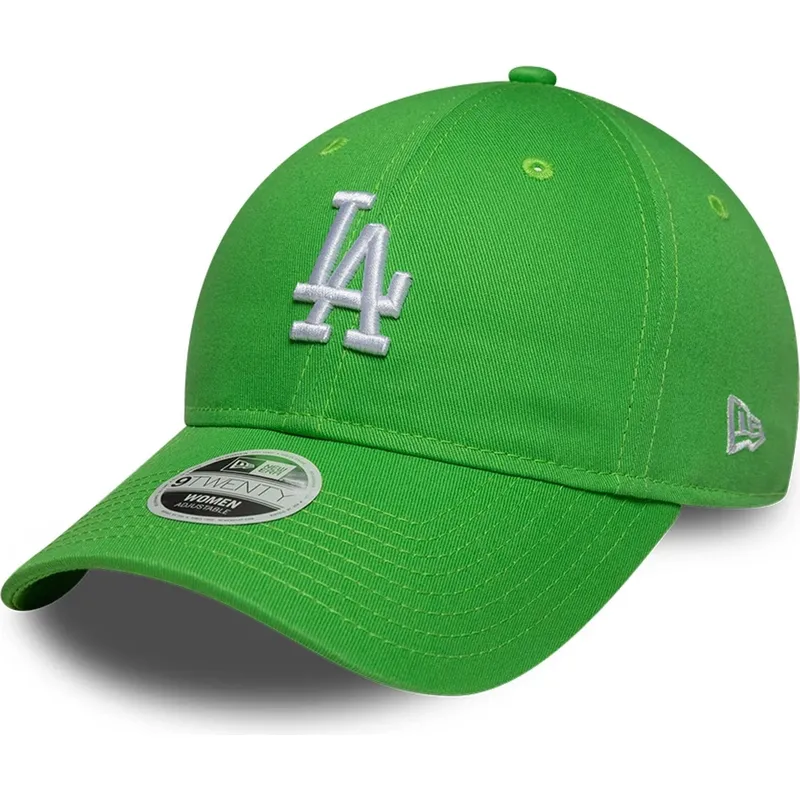 shapka-izvita-zelena-reguliruem-9twenty-league-essential-midi-na-los-angeles-dodgers-mlb-ot-new-era