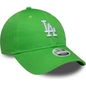shapka-izvita-zelena-reguliruema-9twenty-league-essential-midi-na-los-angeles-dodgers-mlb-ot-new-era