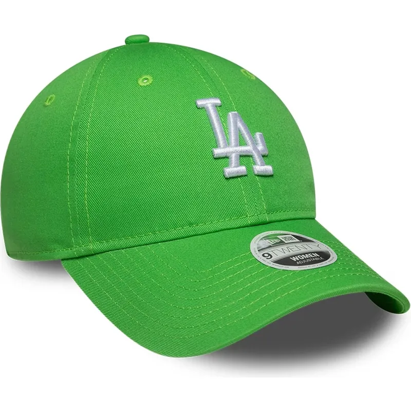 shapka-izvita-zelena-reguliruem-9twenty-league-essential-midi-na-los-angeles-dodgers-mlb-ot-new-era