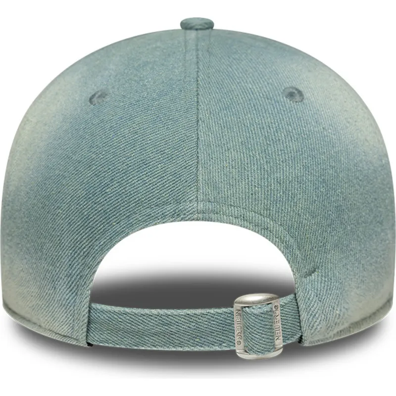casquette-courbee-bleue-ajustable-pour-femme-9twenty-a-frame-denim-los-angeles-dodgers-mlb-new-era