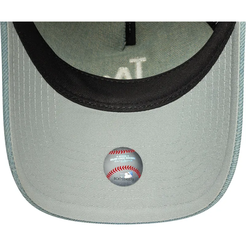 new-era-curved-brim-women-9twenty-a-frame-denim-los-angeles-dodgers-mlb-blue-adjustable-cap