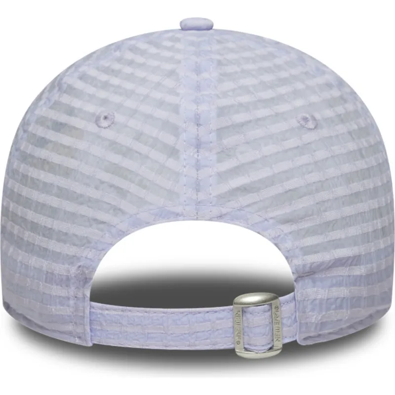 new-era-izvita-kozirka-damsko-lilavo-logo-9twenty-seersucker-new-york-yankees-mlb-lilava-reguliruema-shapka