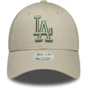 shapka-izvita-bezhov-reguliruem-9forty-league-essential-na-los-angeles-dodgers-mlb-ot-new-era