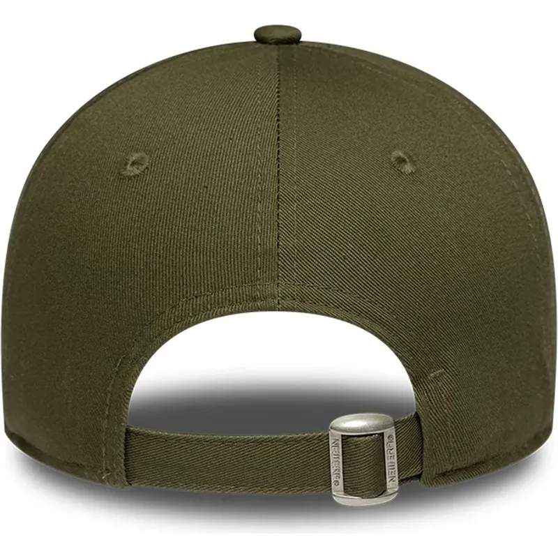 gron-justerbar-curved-kasket-til-kvinder-9forty-metallic-fra-los-angeles-dodgers-mlb-fra-new-era