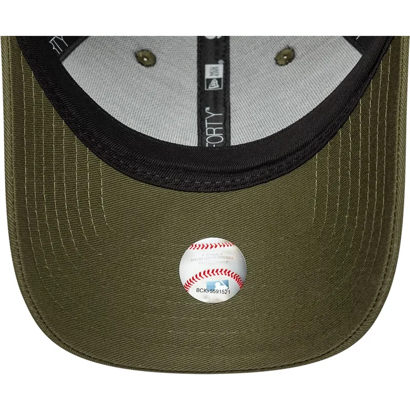 new-era-izvita-periferiya-damska-9forty-metallic-los-angeles-dodgers-mlb-zelena-reguliruema-shapka