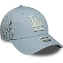 shapka-izvita-sinya-reguliruem-9forty-floral-icon-na-los-angeles-dodgers-mlb-ot-new-era