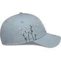 casquette-courbee-bleue-ajustable-pour-femme-9forty-floral-icon-los-angeles-dodgers-mlb-new-era