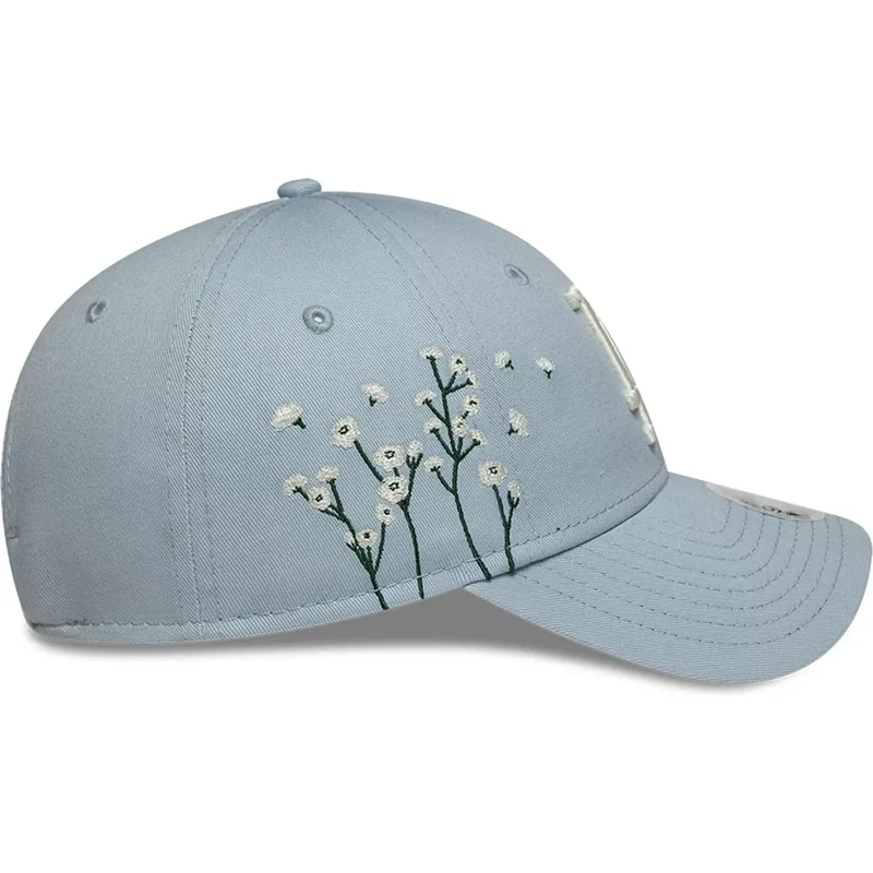 shapka-izvita-sinya-reguliruem-9forty-floral-icon-na-los-angeles-dodgers-mlb-ot-new-era