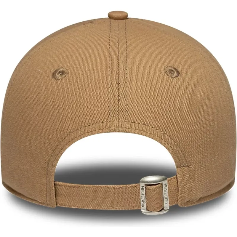 shapka-izvita-kafyav-reguliruema-9forty-linen-na-los-angeles-dodgers-mlb-ot-new-era