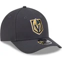 graue-gebogene-snapback-kappe-9forty-m-crown-der-vegas-golden-knights-nhl-von-new-era