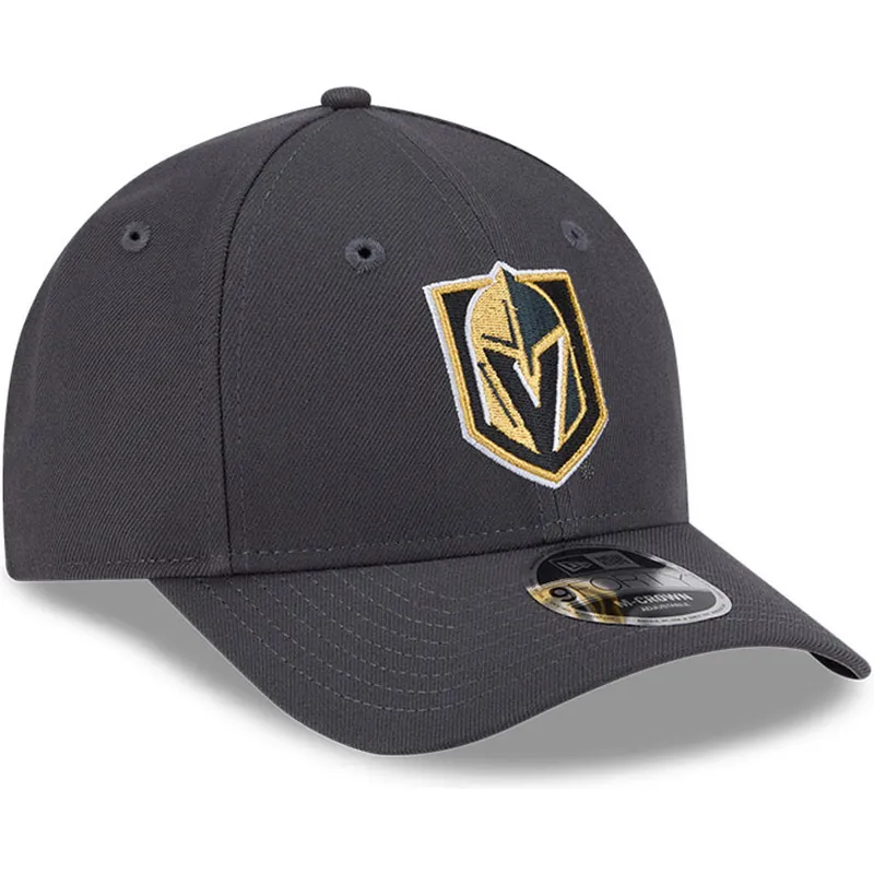 shapka-izvita-siv-snapbek-9forty-m-crown-na-vegas-golden-knights-nhl-ot-new-era