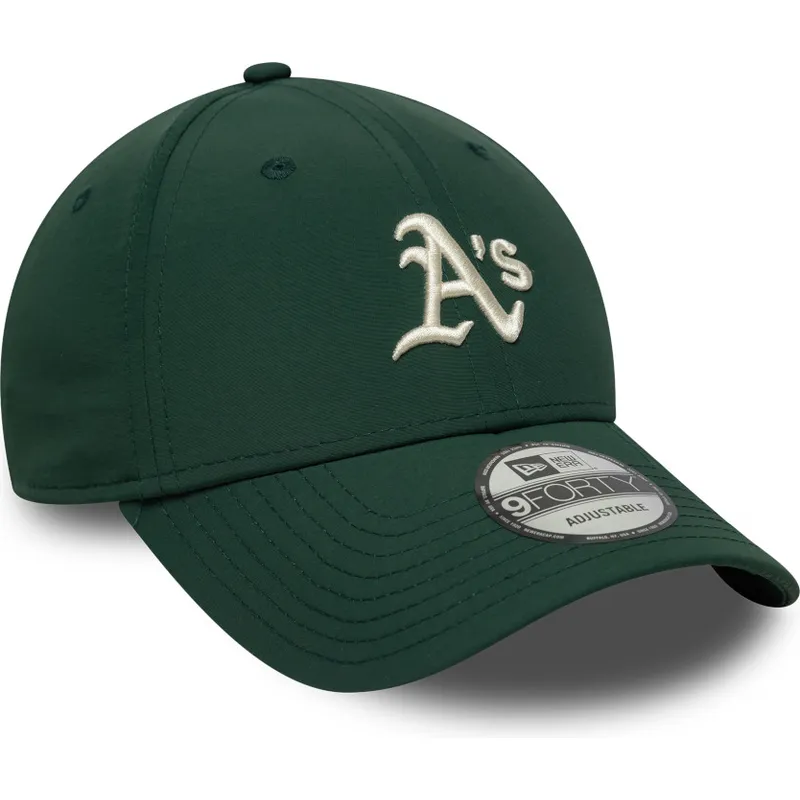 shapka-izvita-zelena-reguliruem-9forty-recycled-midi-na-oakland-athletics-mlb-ot-new-era
