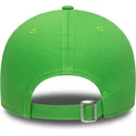 new-era-izvita-kozirka-byalo-logo-9forty-league-essential-los-angeles-dodgers-mlb-svetlozelena-reguliruema-shapka