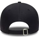 morkebla-justerbar-buet-kasket-med-gult-logo-9forty-league-essential-fra-new-york-yankees-mlb-fra-new-era