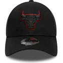 shapka-izvita-cherna-reguliruem-9forty-team-outline-na-chicago-bulls-nba-ot-new-era