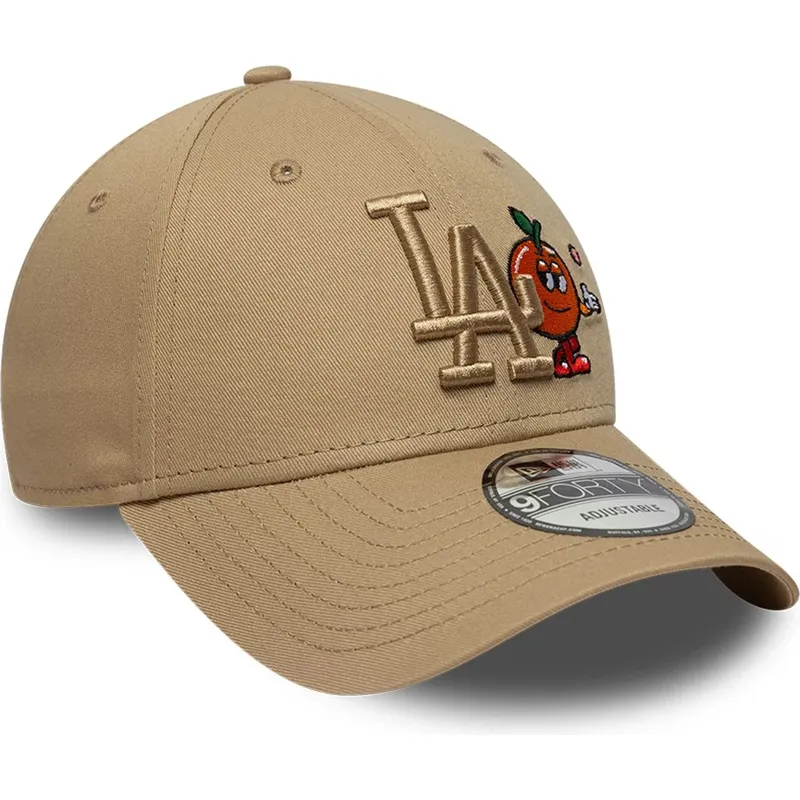 shapka-izvita-kafyav-reguliruema-9forty-tonal-icon-na-los-angeles-dodgers-mlb-ot-new-era