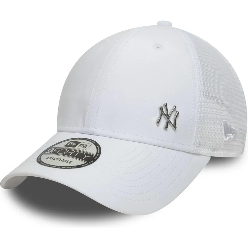 new-era-9forty-flawless-new-york-yankees-mlb-white-adjustable-trucker-hat