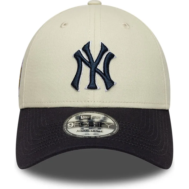 new-era-izvita-kozirka-tmnosino-logo-9forty-world-series-new-york-yankees-mlb-bezhova-i-tmnosinya-reguliruema-shapka new-era-izvita-kozirka-tmnosino-logo-9forty-world-series-new-york-yankees-mlb-bezhova-i-tmnosinya-reguliruema-shapka
