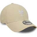 shapka-izvita-bezhov-reguliruem-9forty-soft-cord-na-new-york-mets-mlb-ot-new-era