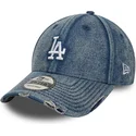 shapka-izvita-sinya-reguliruem-9forty-acid-wash-denim-na-los-angeles-dodgers-mlb-ot-new-era